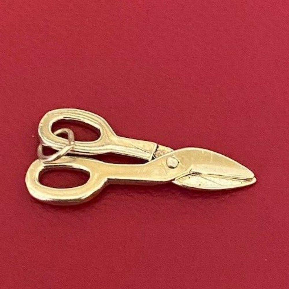 NEW! Moveable Scissors .925 Sterling Silver Charm